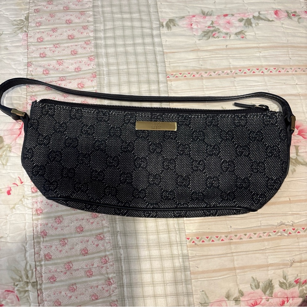 Gucci Black denim Mini Bag